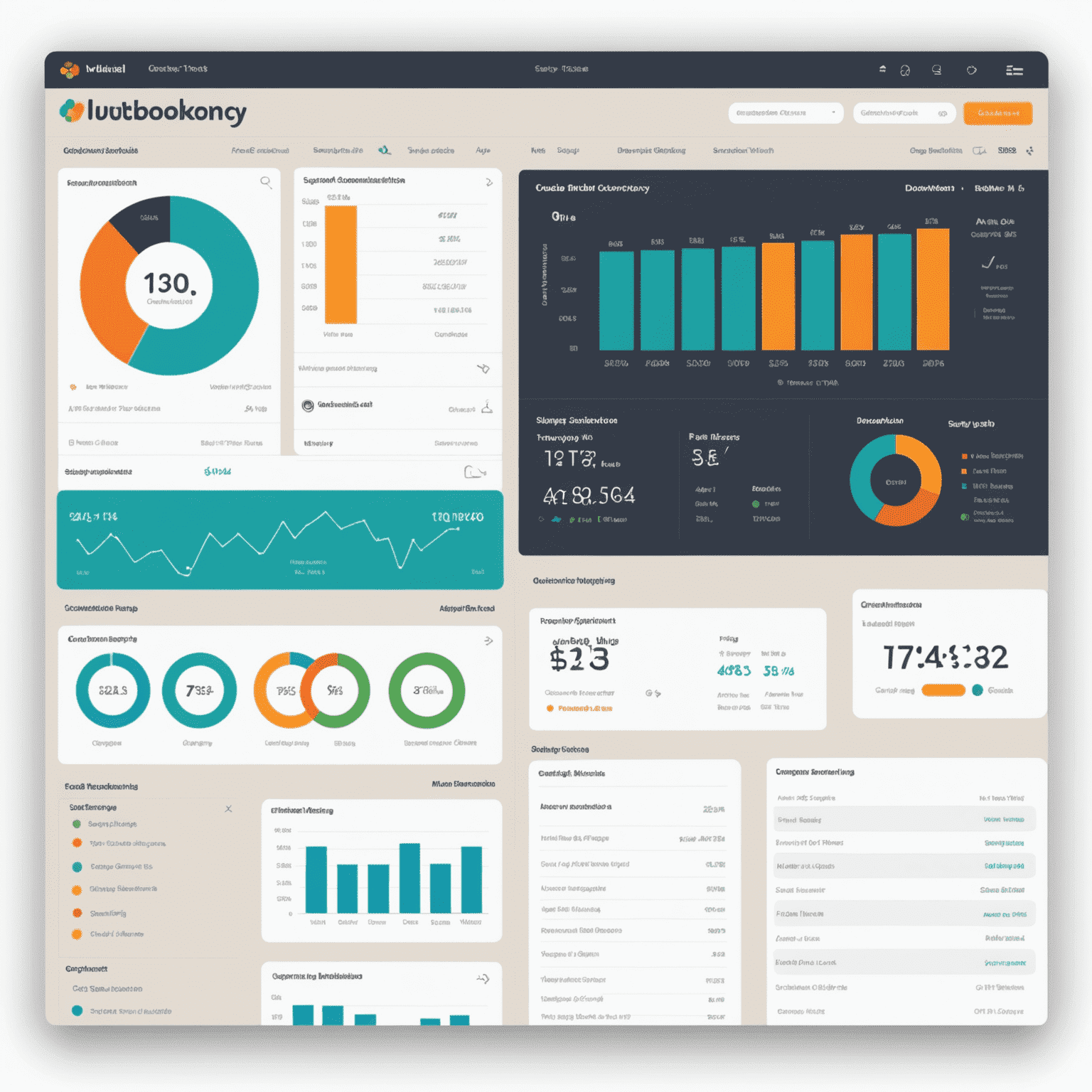 Captura de pantalla del nuevo panel de control personalizable de Wutbooking PMS, mostrando gráficos de ocupación, ingresos y satisfacción del cliente